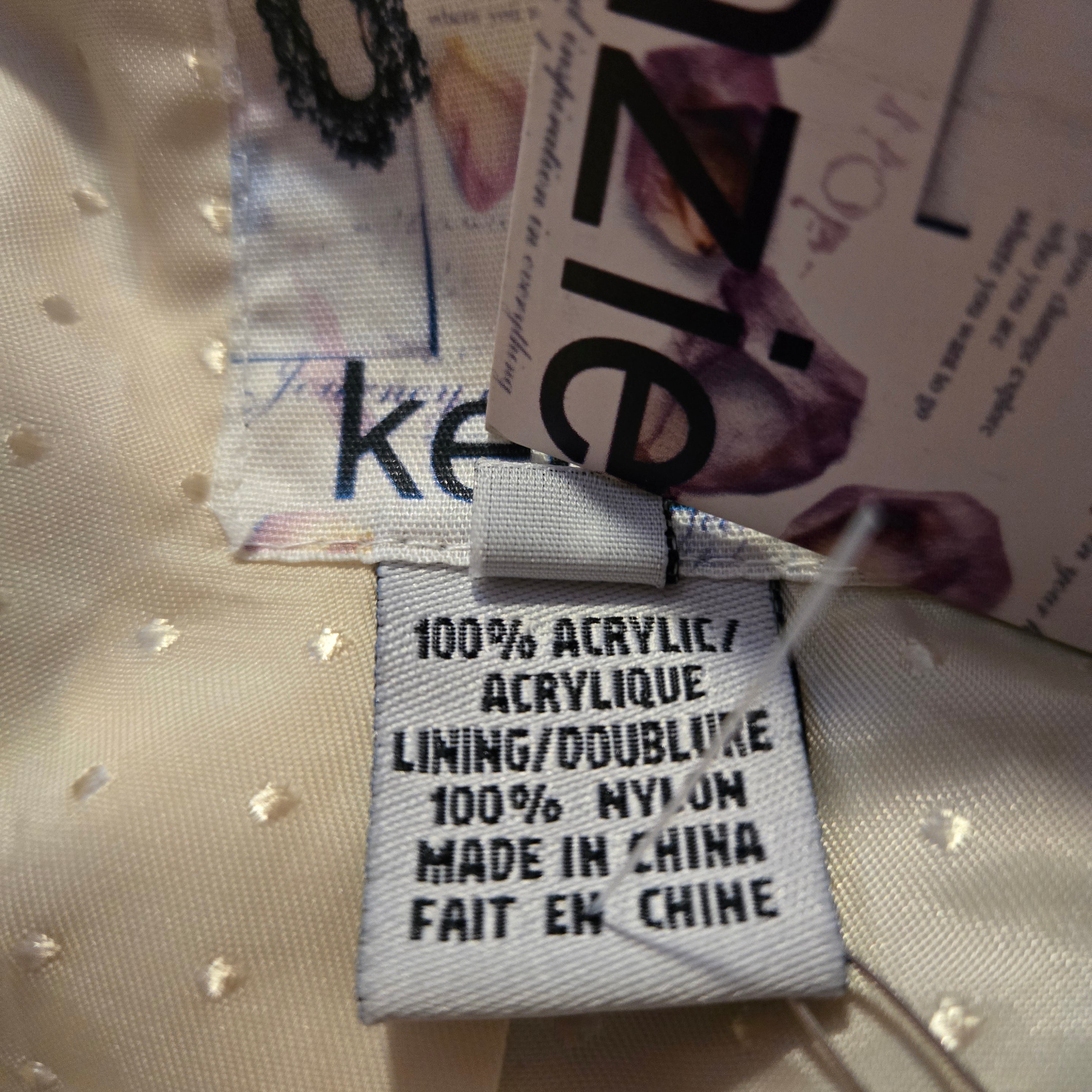 Kenzie Faux Fur Jacket Size 8 Taupe Brown Plush Coat