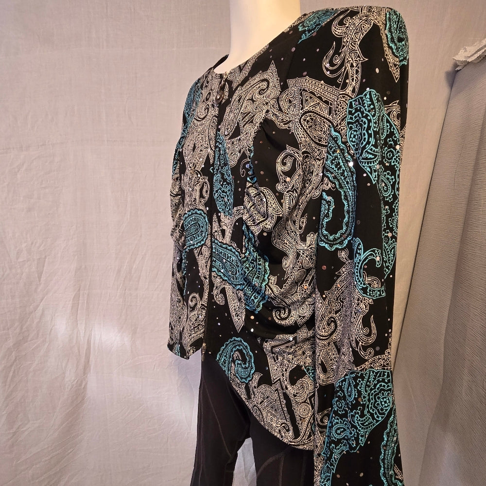 Joseph Ribkoff Zip Blazer‎ - Size 12
