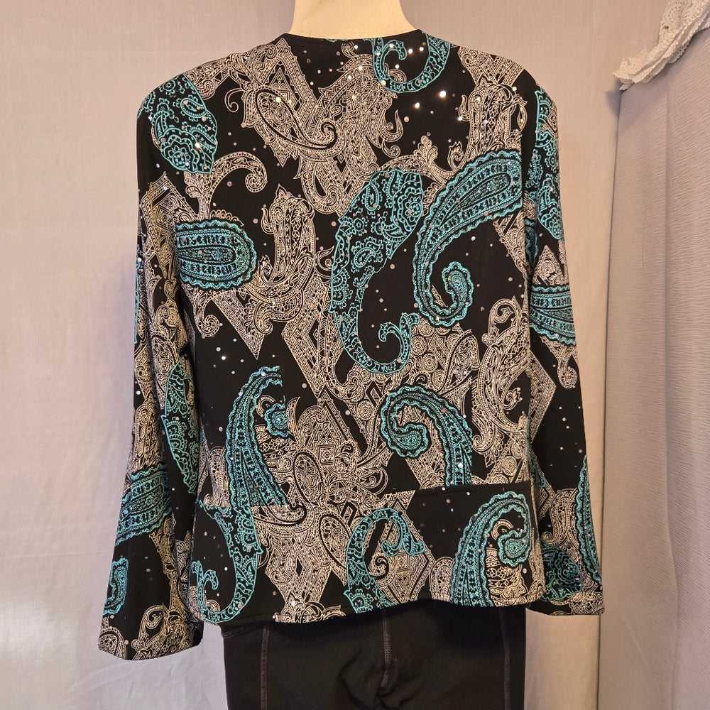 Joseph Ribkoff Zip Blazer‎ - Size 12