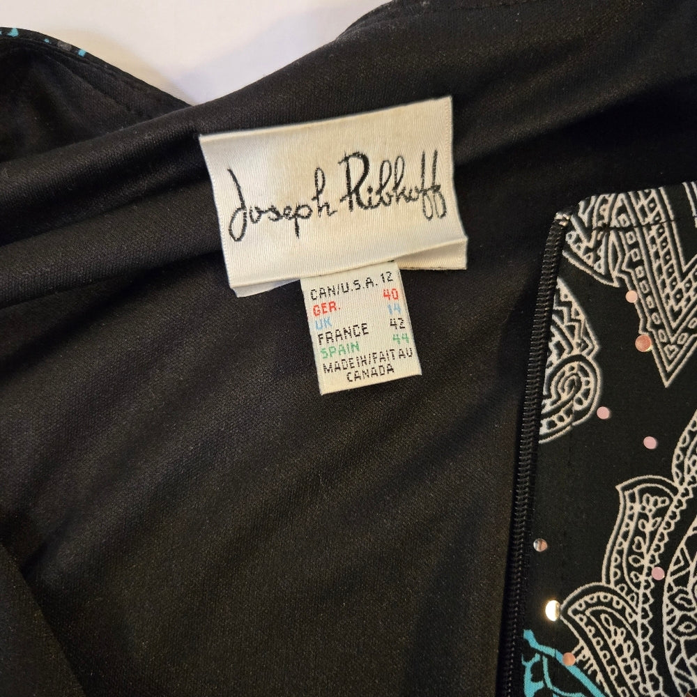 Joseph Ribkoff Zip Blazer‎ - Size 12