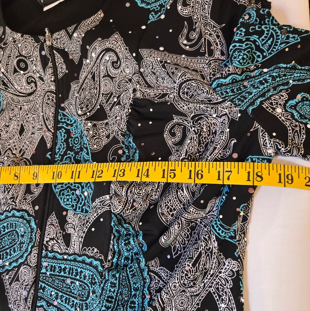 Joseph Ribkoff Zip Blazer‎ - Size 12