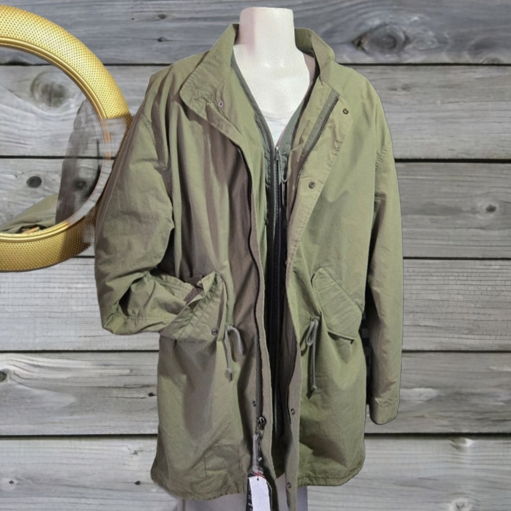 Alpha‎ Defender M-65 Parka with Removeable Liner - Men's NWT Size Large