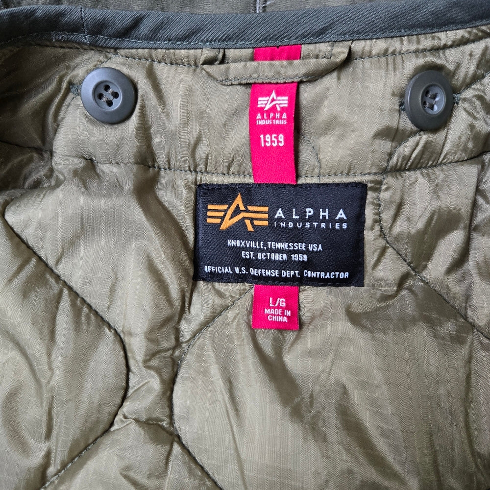 Alpha‎ Defender M-65 Parka with Removeable Liner - Men's NWT Size Large