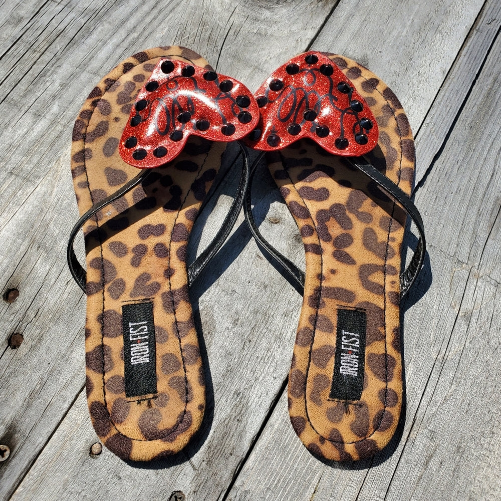 Iron Fist‎ flip flops - Size 7
