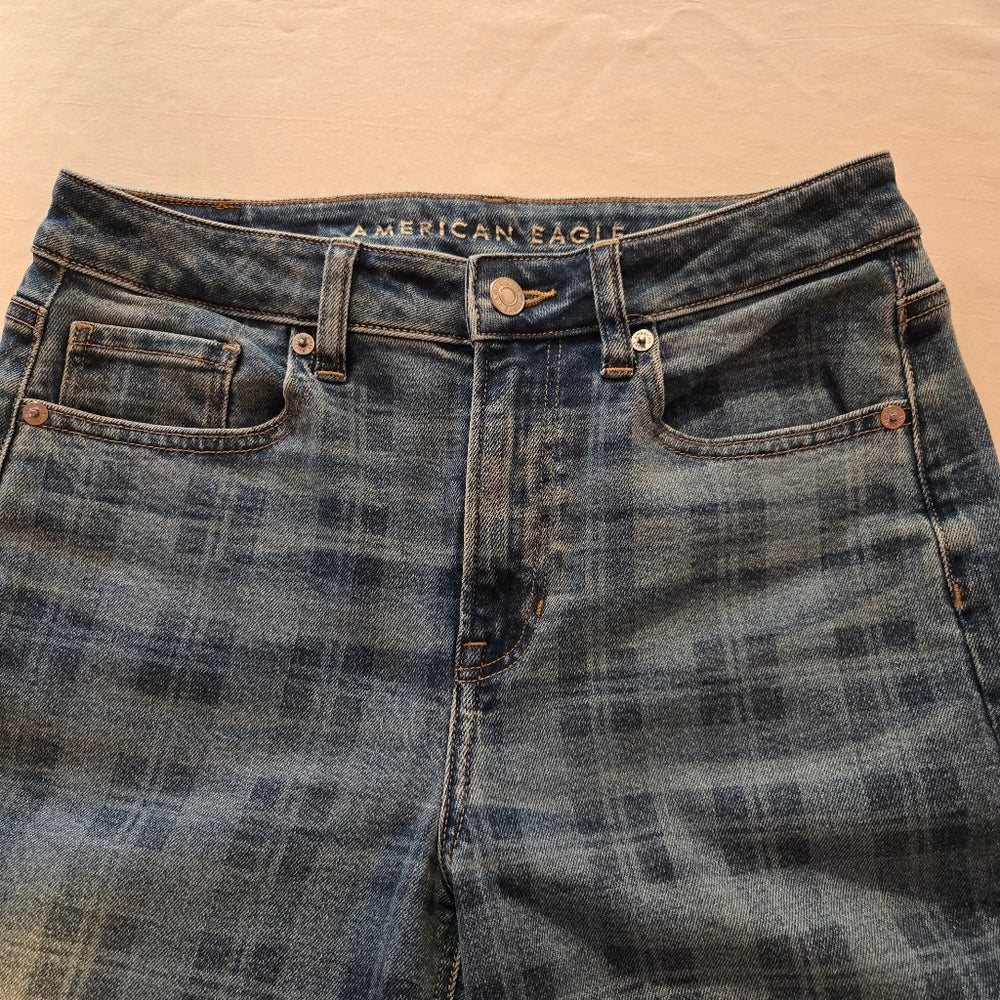 American Eagle‎ Plaid Jeans - Size 27