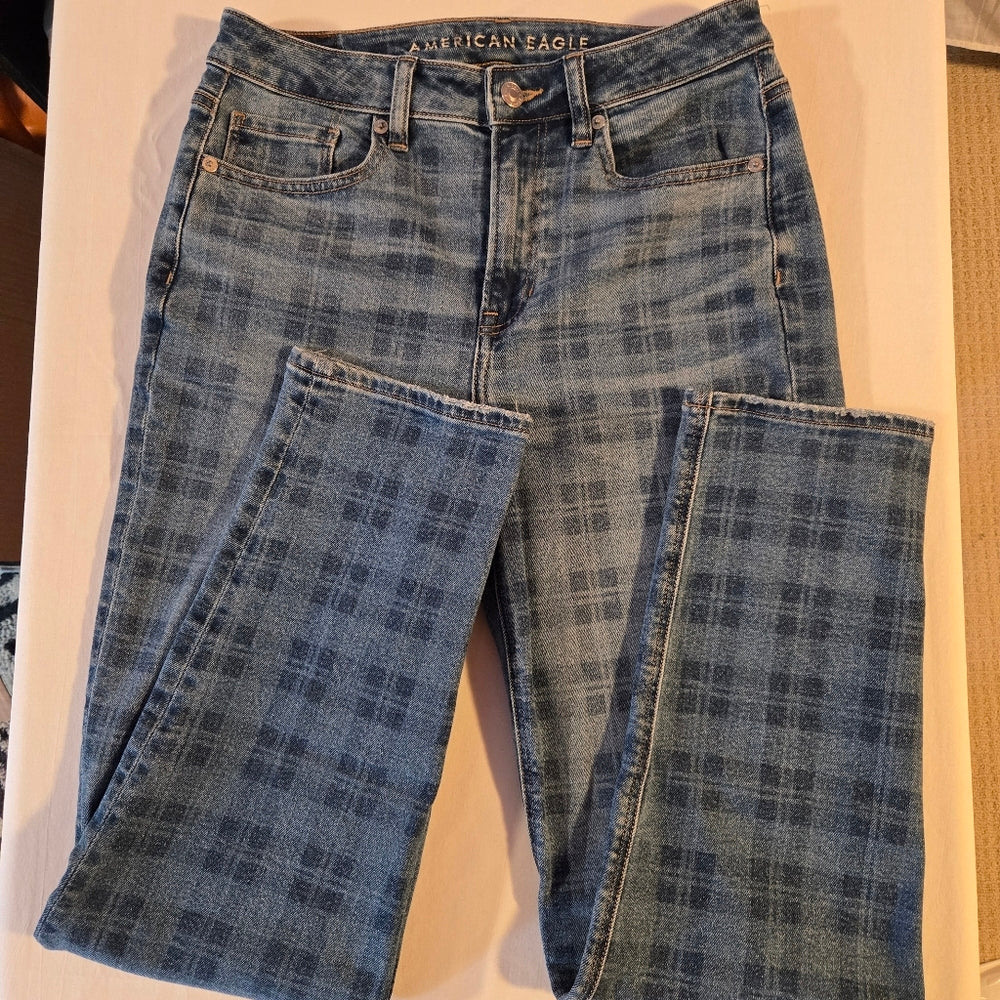 American Eagle‎ Plaid Jeans - Size 27