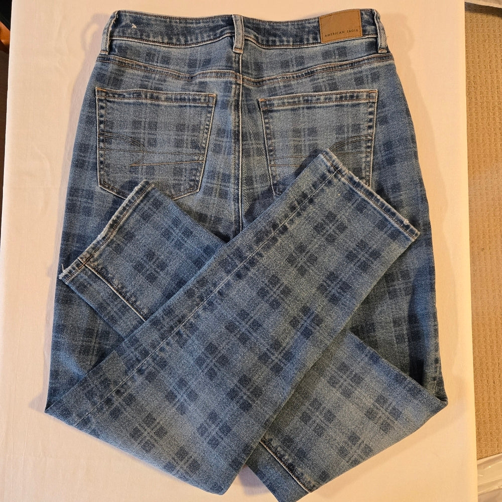 American Eagle‎ Plaid Jeans - Size 27