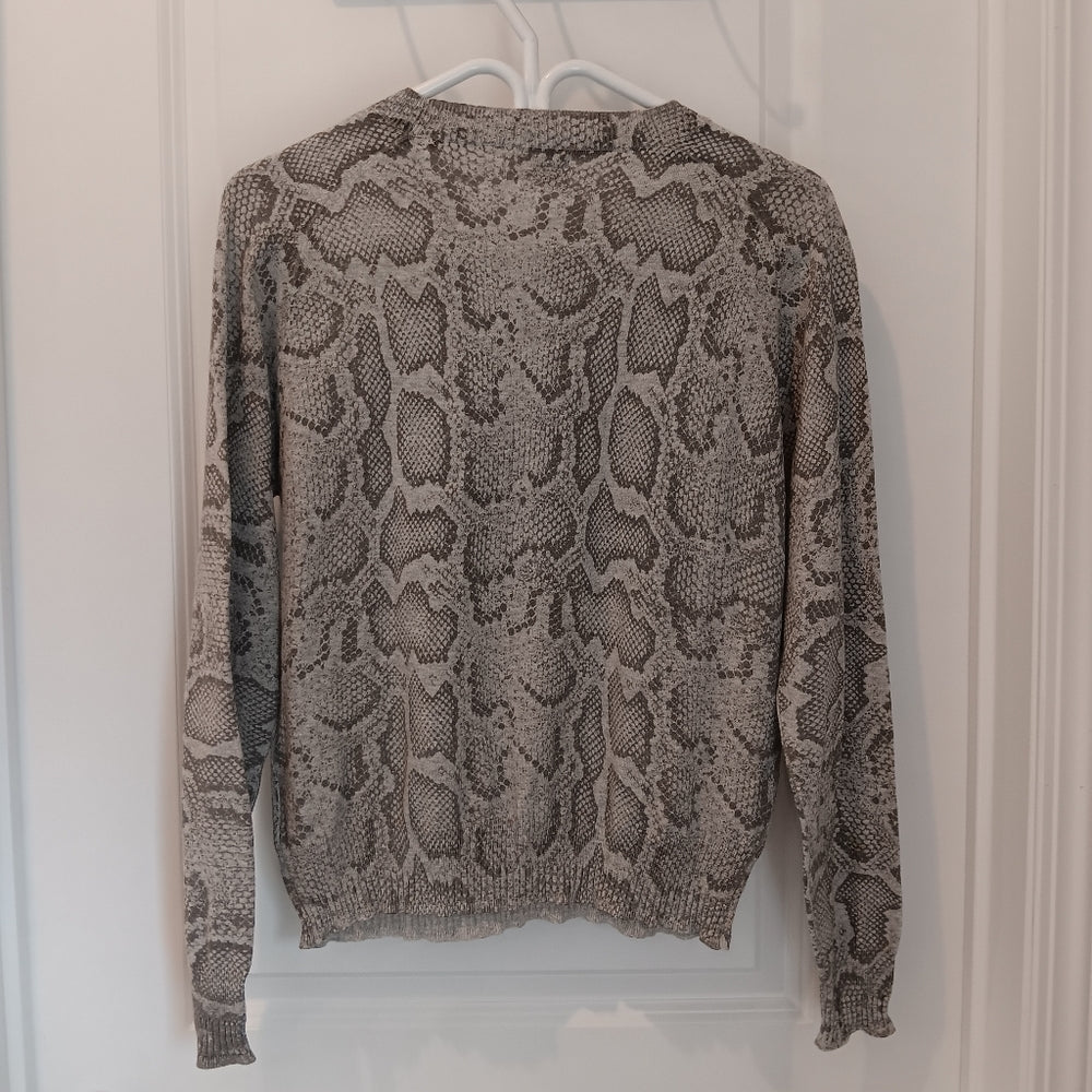 Animal Print cotton‎ Sweater - Size Medium