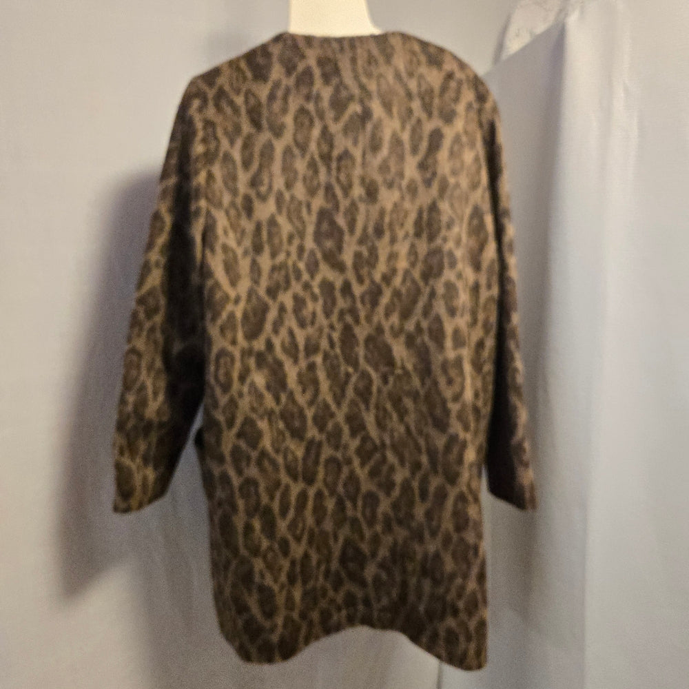 Olsen Europe Animal Print Jacket - Size XL‎