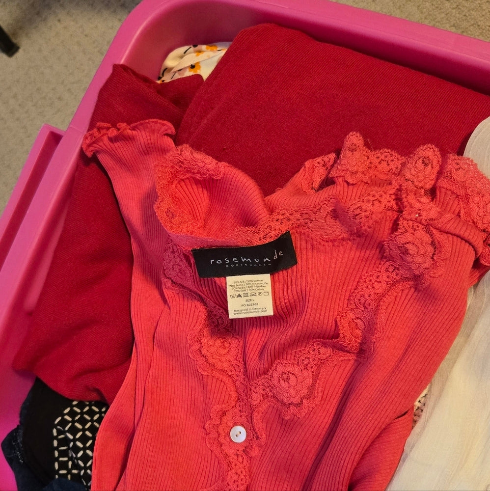 Rosemunde Silk‎ & Cotton Cardigan - Size Large