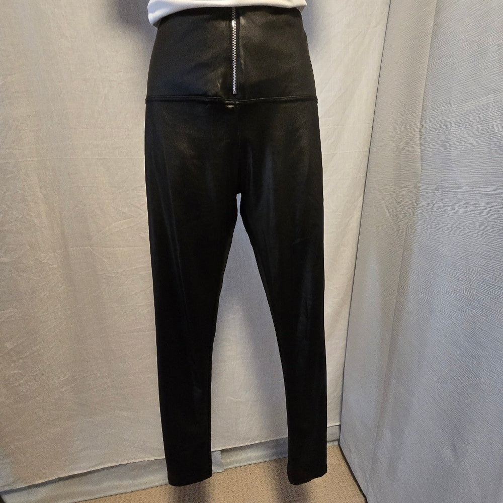 New Mix Stretch faux Leather‎ Leggings - Size M/L