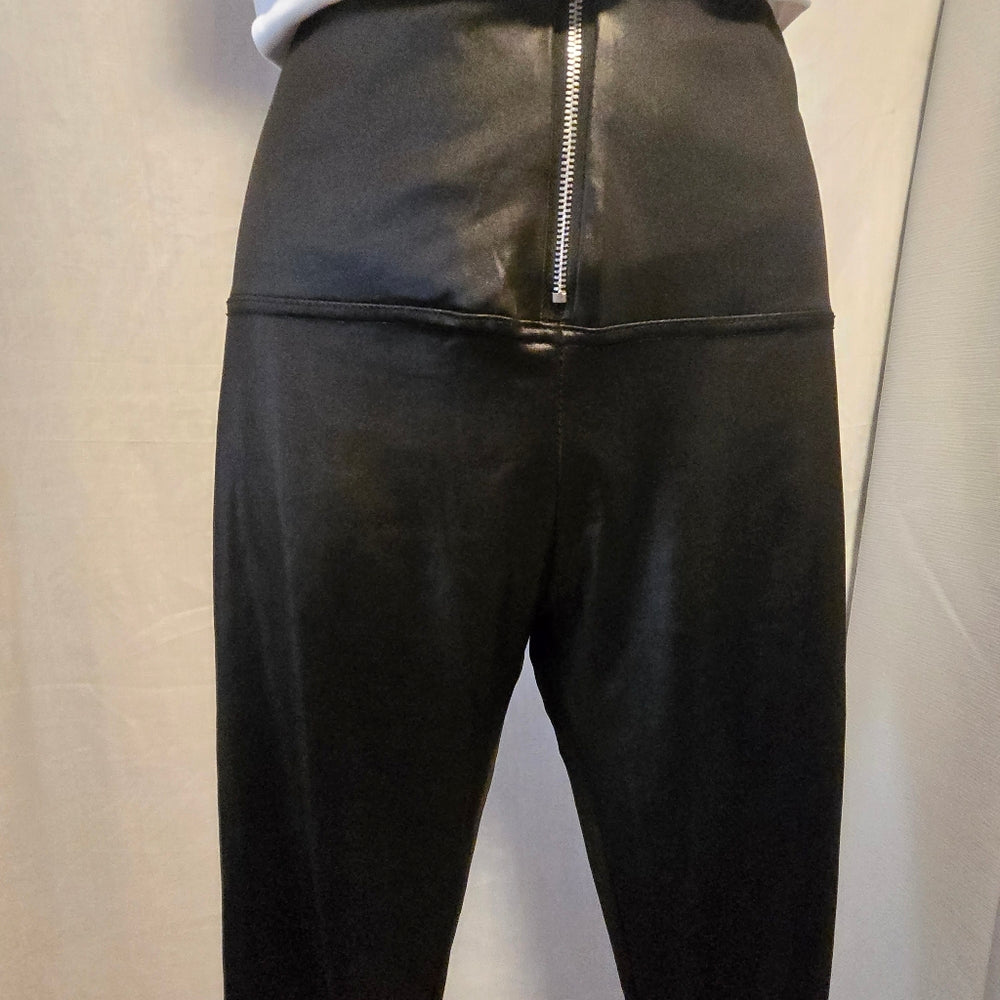 New Mix Stretch faux Leather‎ Leggings - Size M/L