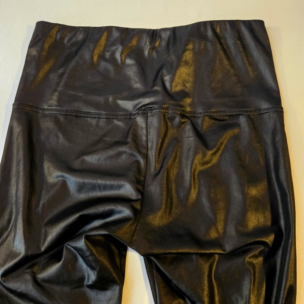 New Mix Stretch faux Leather‎ Leggings - Size M/L