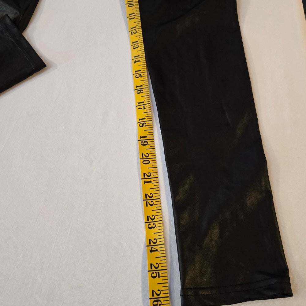 New Mix Stretch faux Leather‎ Leggings - Size M/L