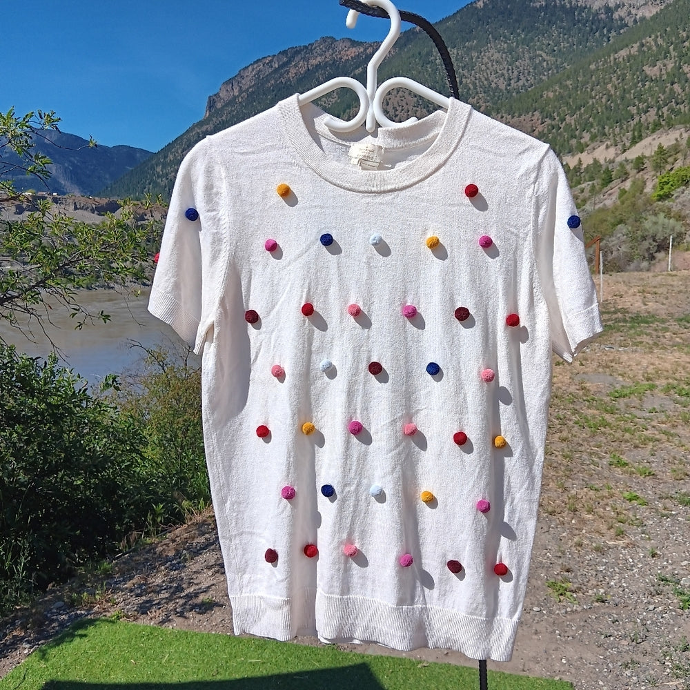 Kate Spade cotton/cashmere sweater.‎ Size Large