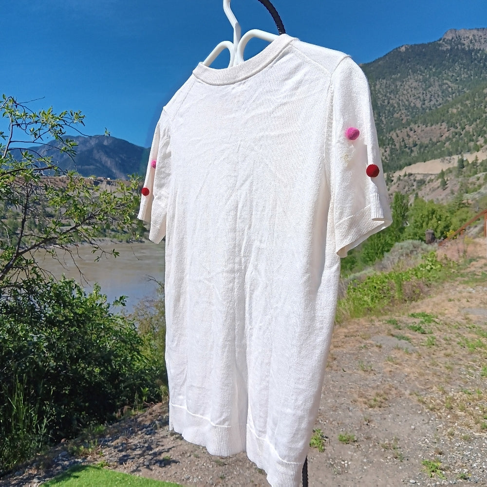 Kate Spade cotton/cashmere sweater.‎ Size Large