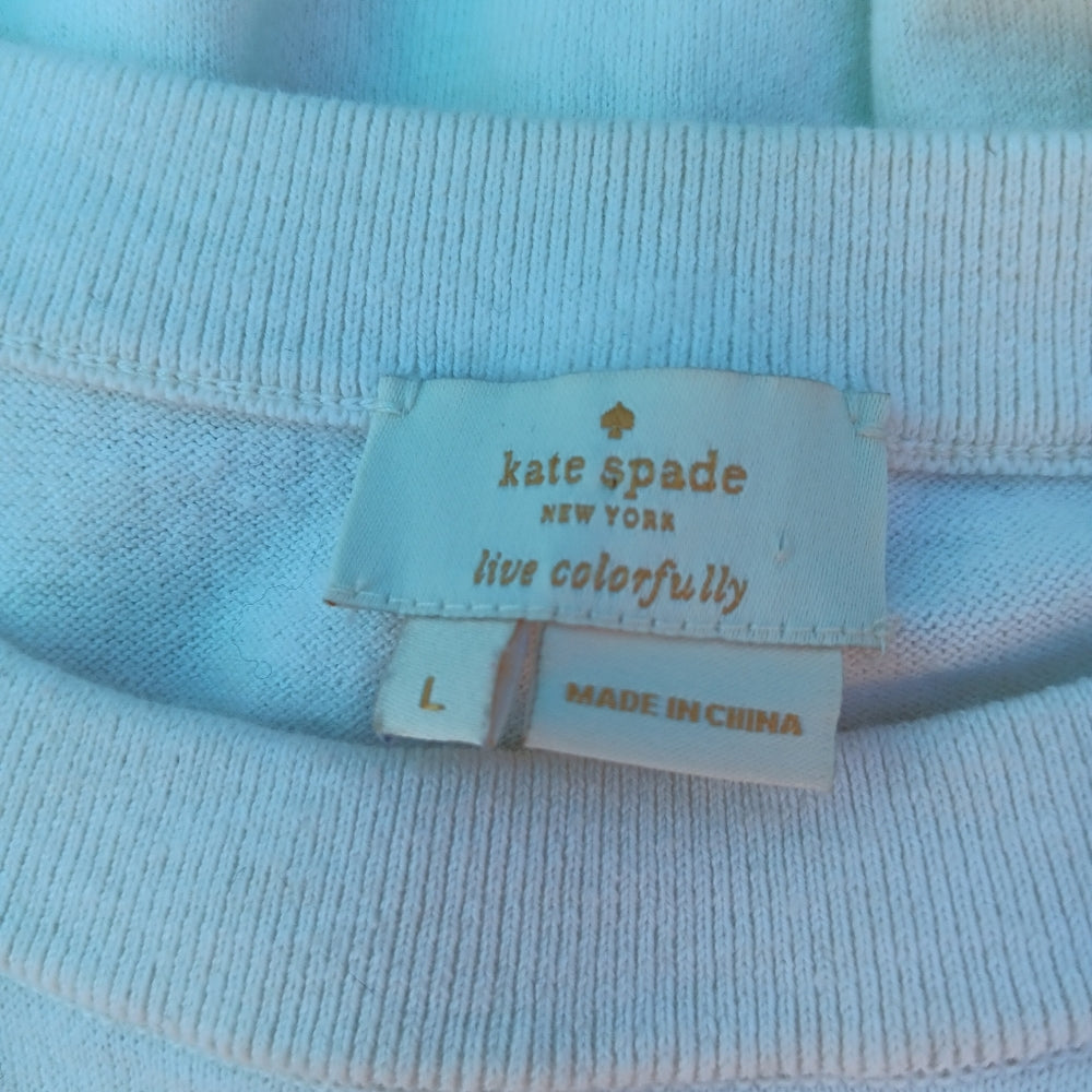 Kate Spade cotton/cashmere sweater.‎ Size Large