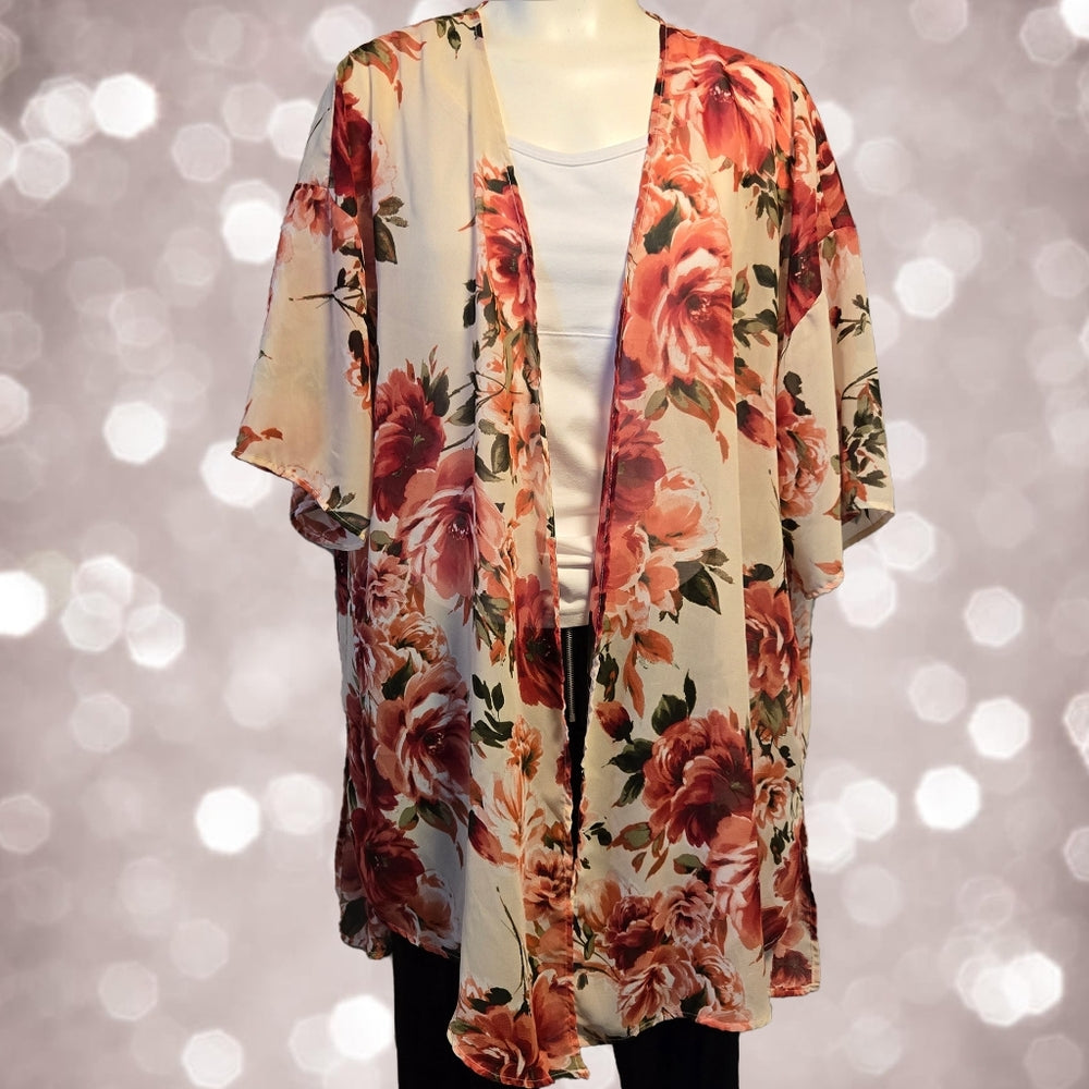 Hello Miz Floral Wrap - One Size‎