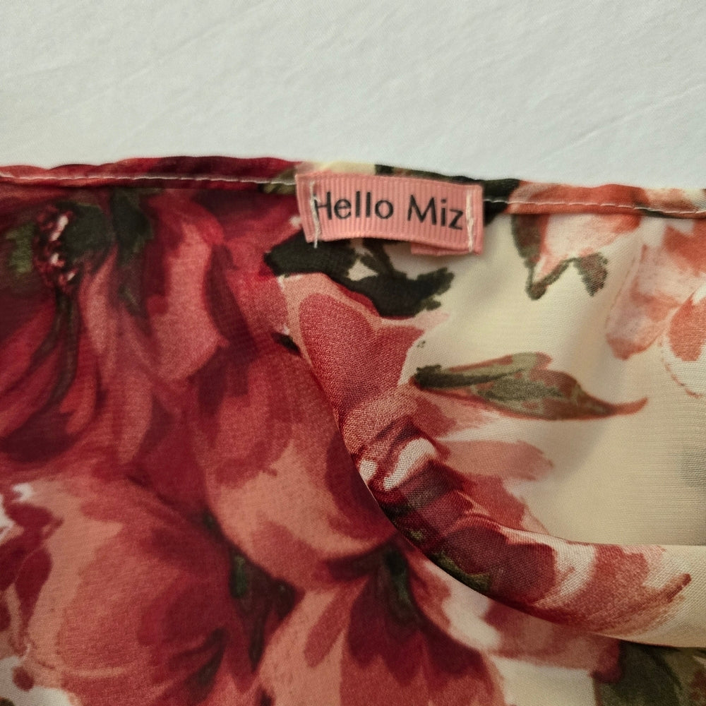 Hello Miz Floral Wrap - One Size‎