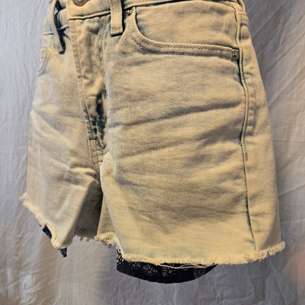 High Rise Denim Shorts - Size‎ 4