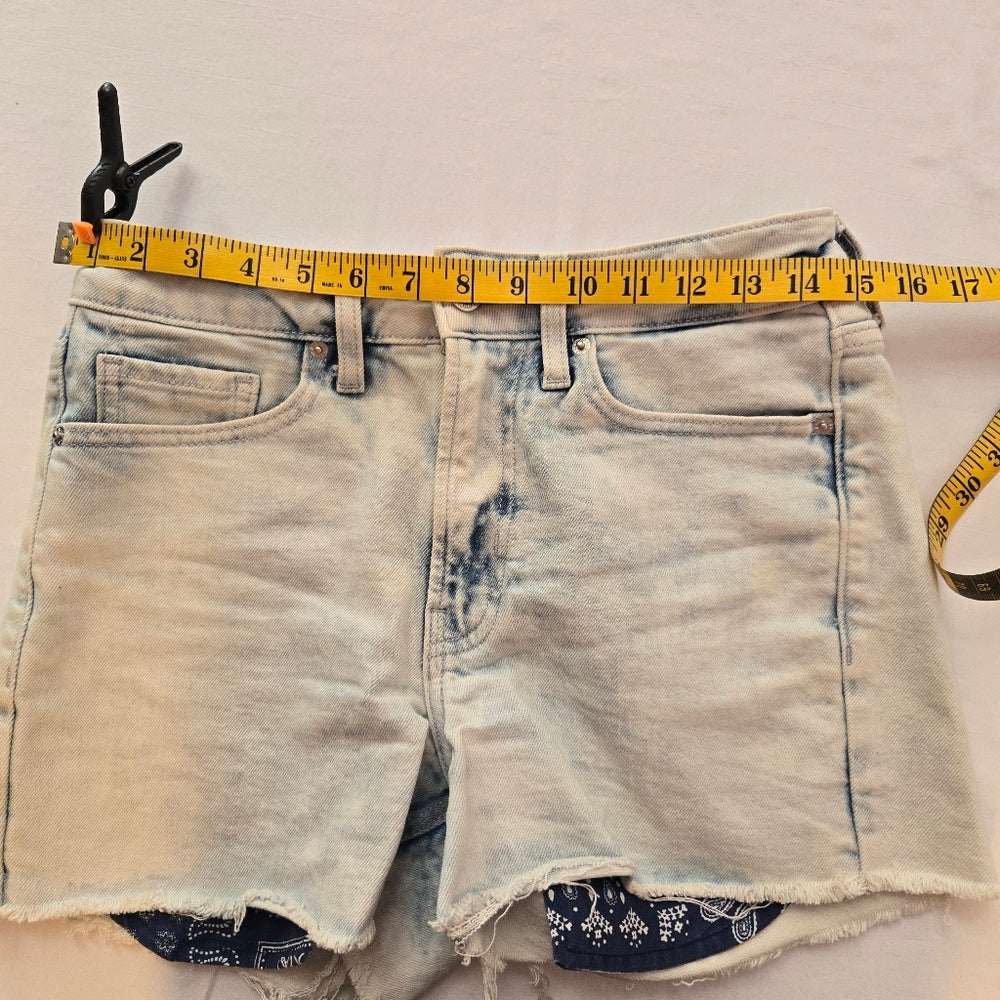 High Rise Denim Shorts - Size‎ 4