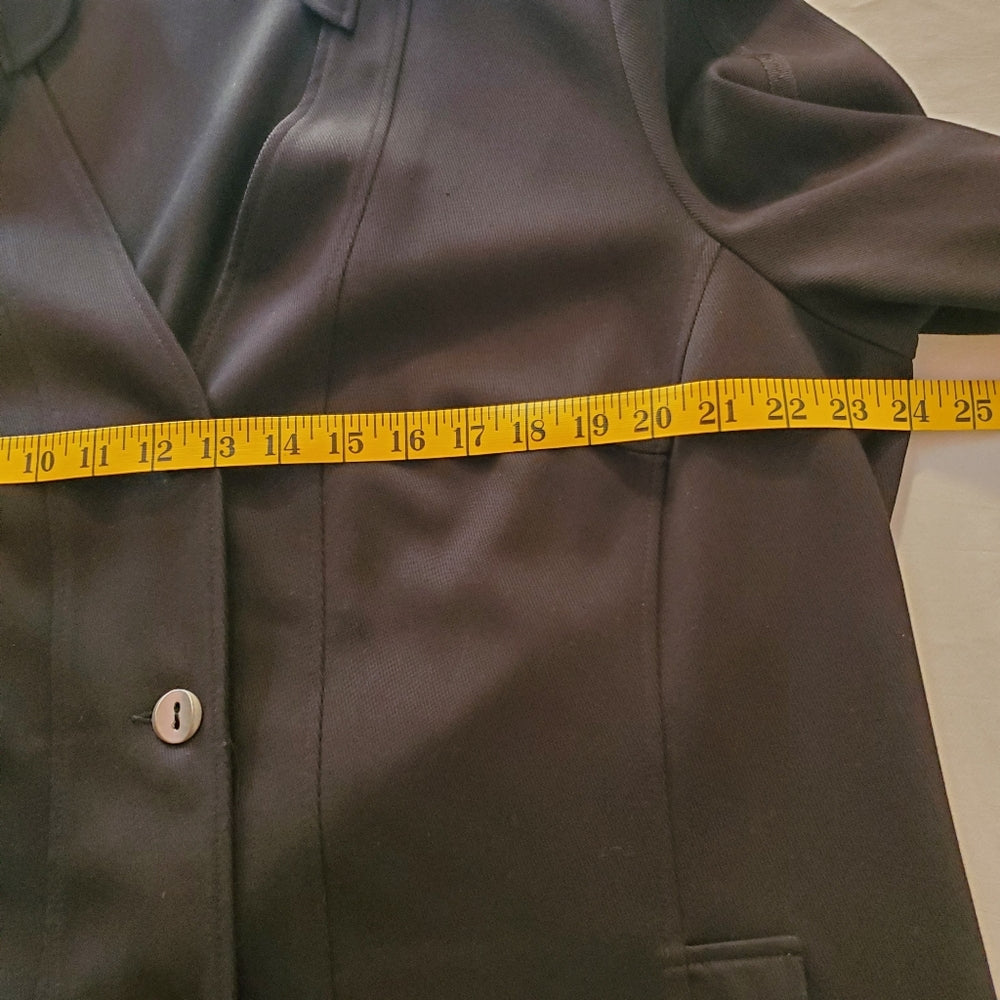 Doris Streich Women's Black Jacket - Size‎ Large