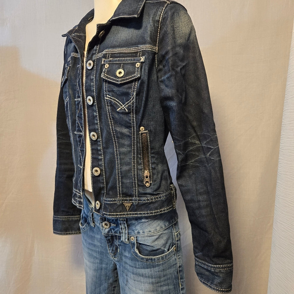 Y2K‎ Guess Jean Jacket - Size Small