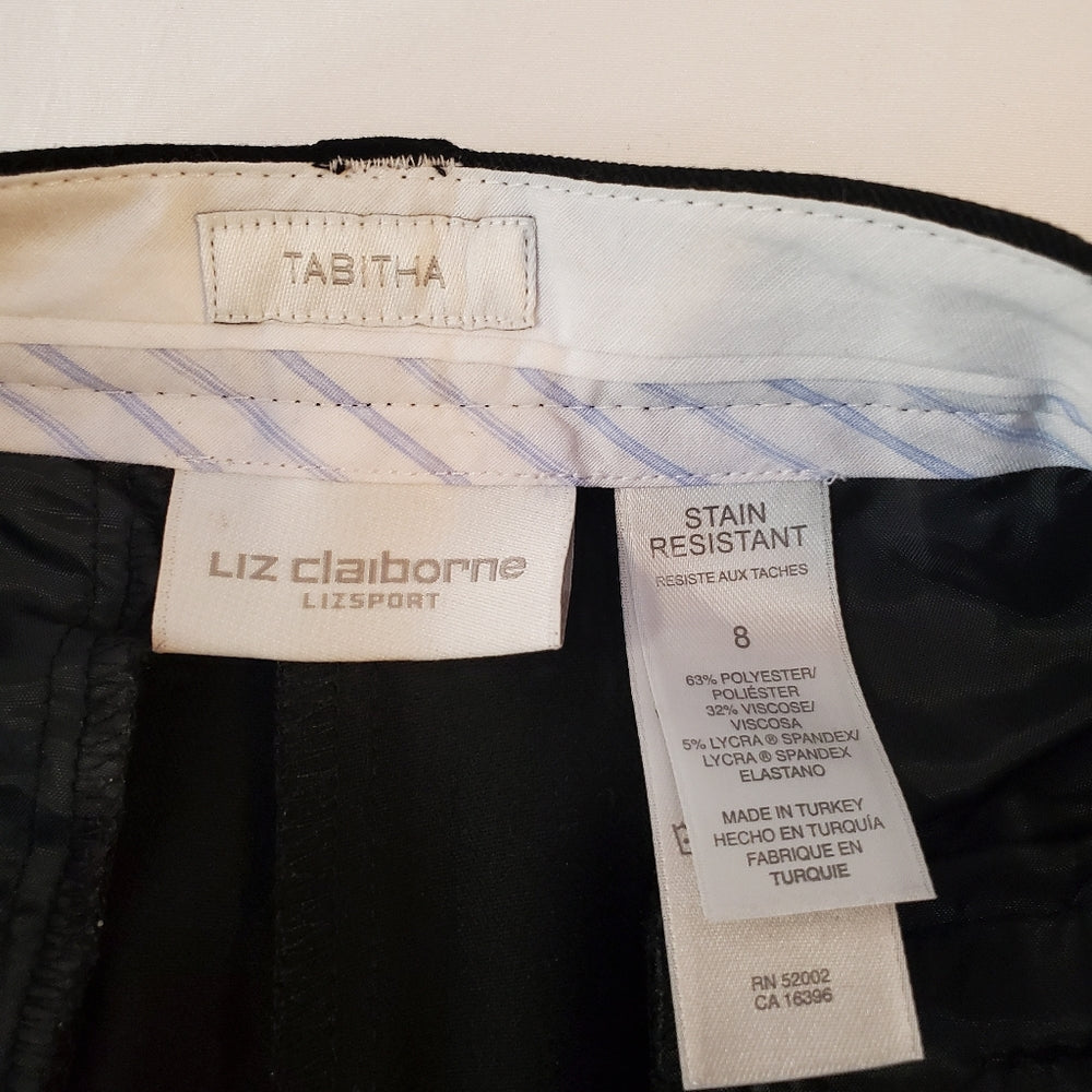 Liz Claiborne Black Women's Pants - Size‎ 8