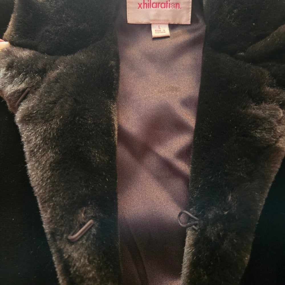 Xhilaration‎ Fur Bolero Jacket - Size Large