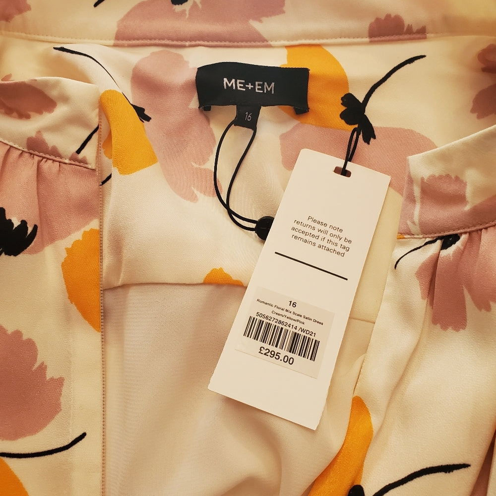 Me + Em Floral Long Sleeve Maxi Dress - Size 16‎