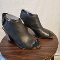 Nine West‎ Black Peep-Toe Ankle Boots - Size 7.5