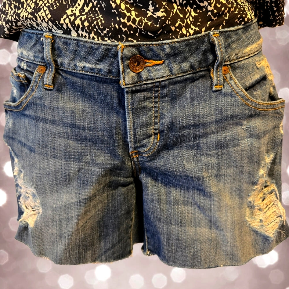 Guess Buttonfly Denim Shorts‎ - Size 25