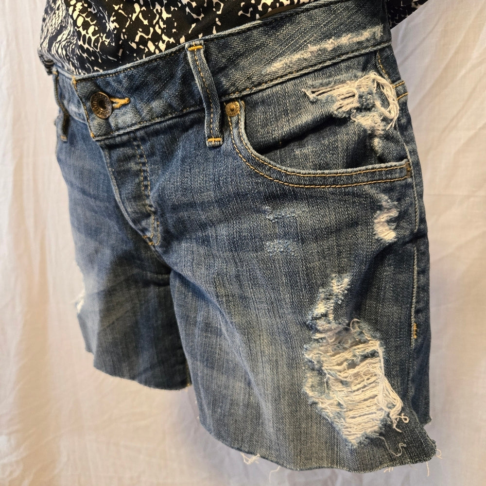Guess Buttonfly Denim Shorts‎ - Size 25