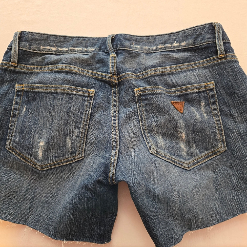 Guess Buttonfly Denim Shorts‎ - Size 25