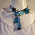 Vintage Glass Pendant Necklace