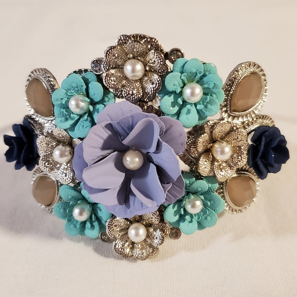 Floral Cuff Bracelet