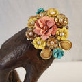 Floral Cuff Costume Bracelet