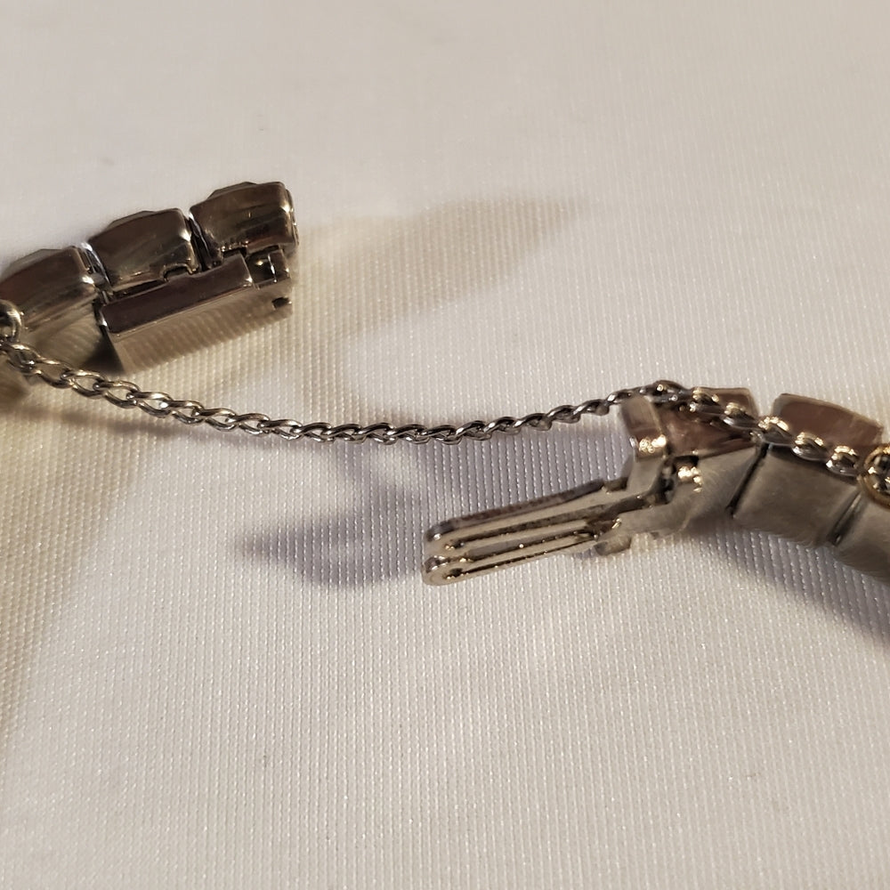 Vintage Rhinestone Tennis Bracelet