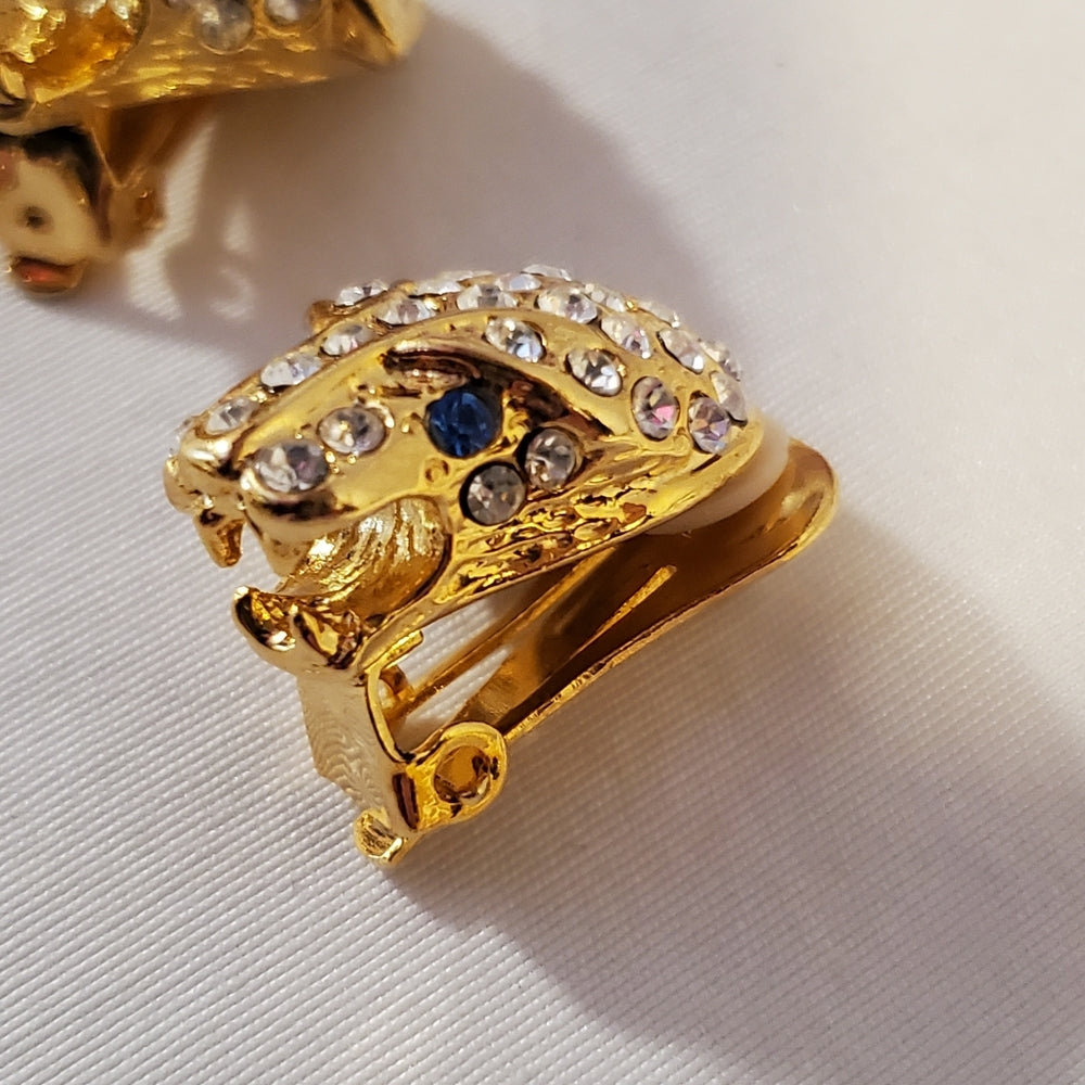 Vintage Panther Necklace & Earings