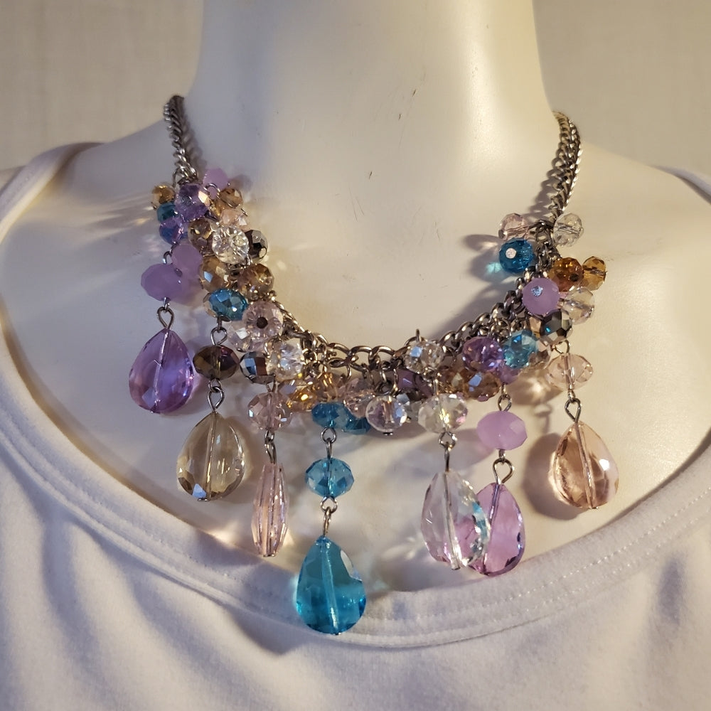 Colorful Glass Beaded Necklace