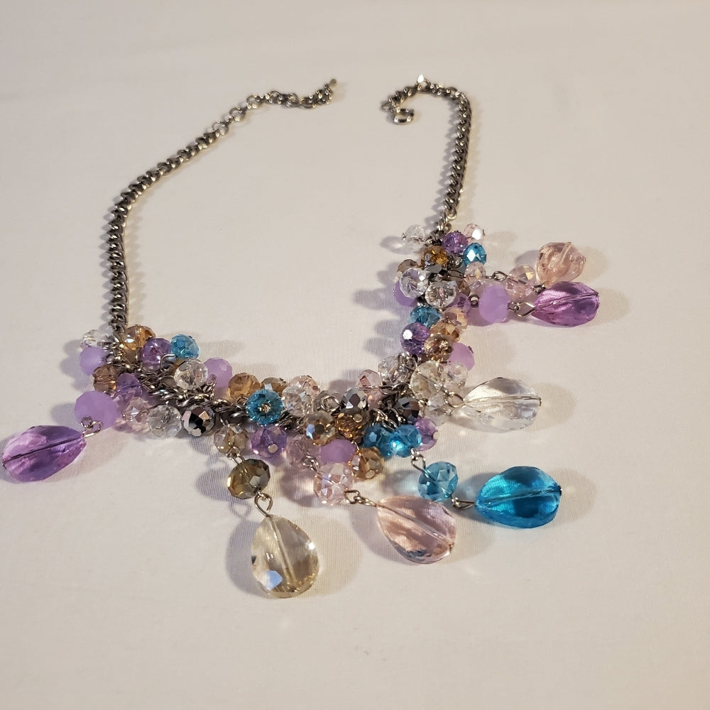 Colorful Glass Beaded Necklace