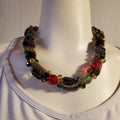 Glass Bead Necklace and Earings