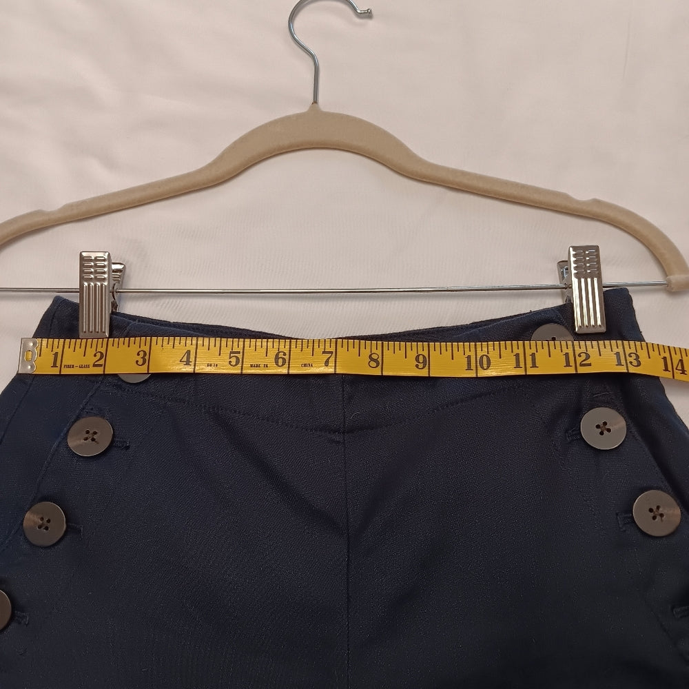 Ann Taylor Cropped Linen Pants -‎ Size 0