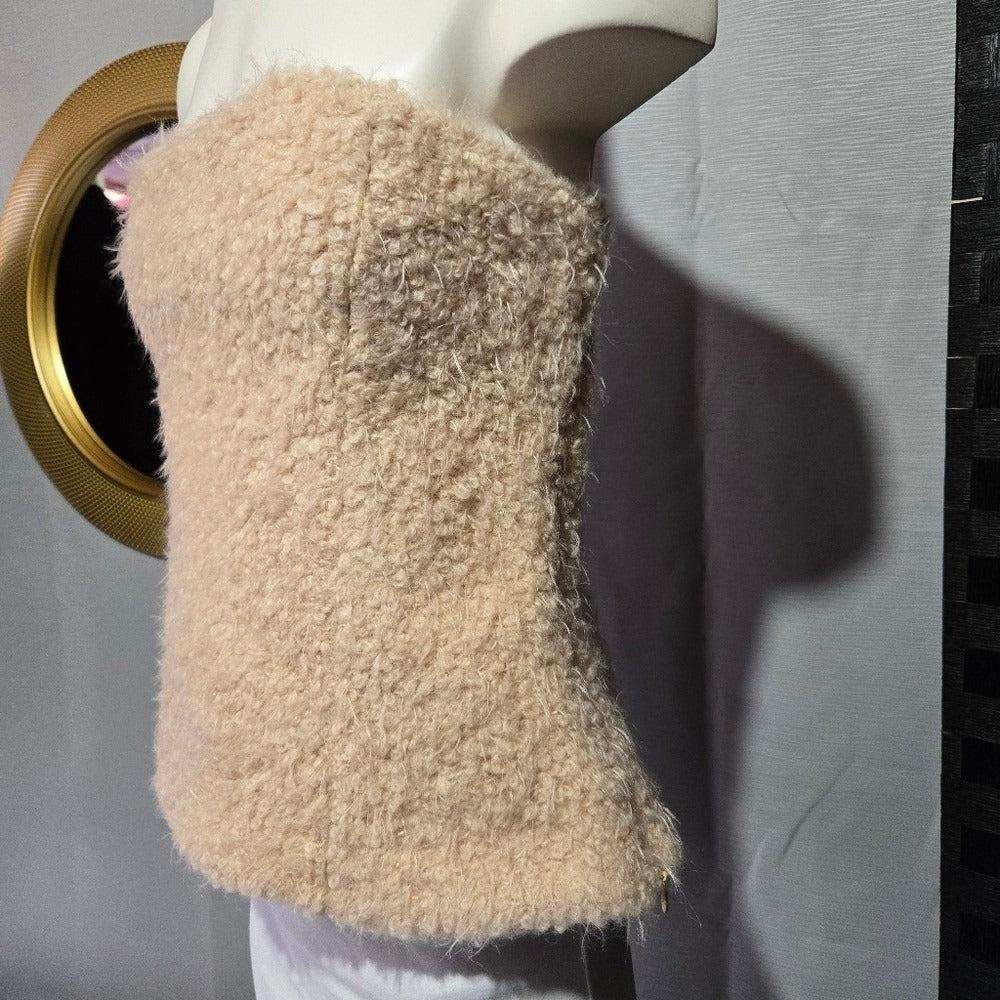 Zara fur Bustier NWT - Size M‎