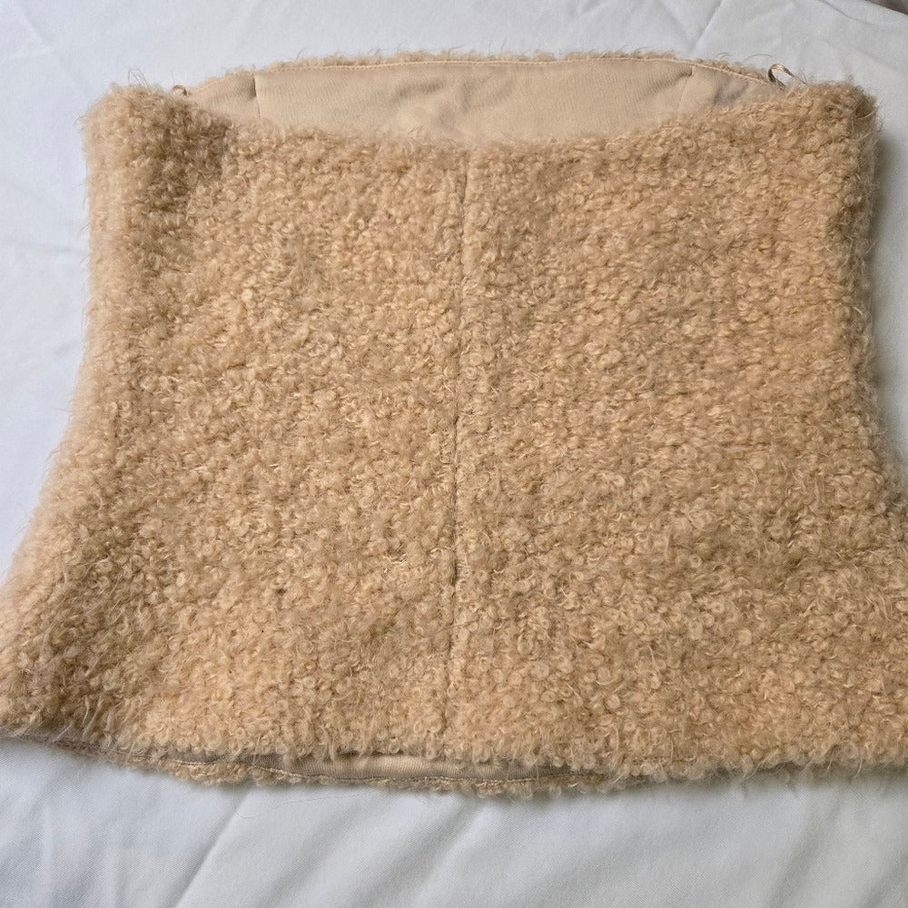 Zara fur Bustier NWT - Size M‎