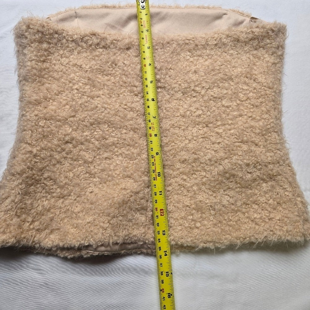 Zara fur Bustier NWT - Size M‎