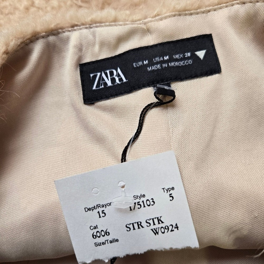 Zara fur Bustier NWT - Size M‎