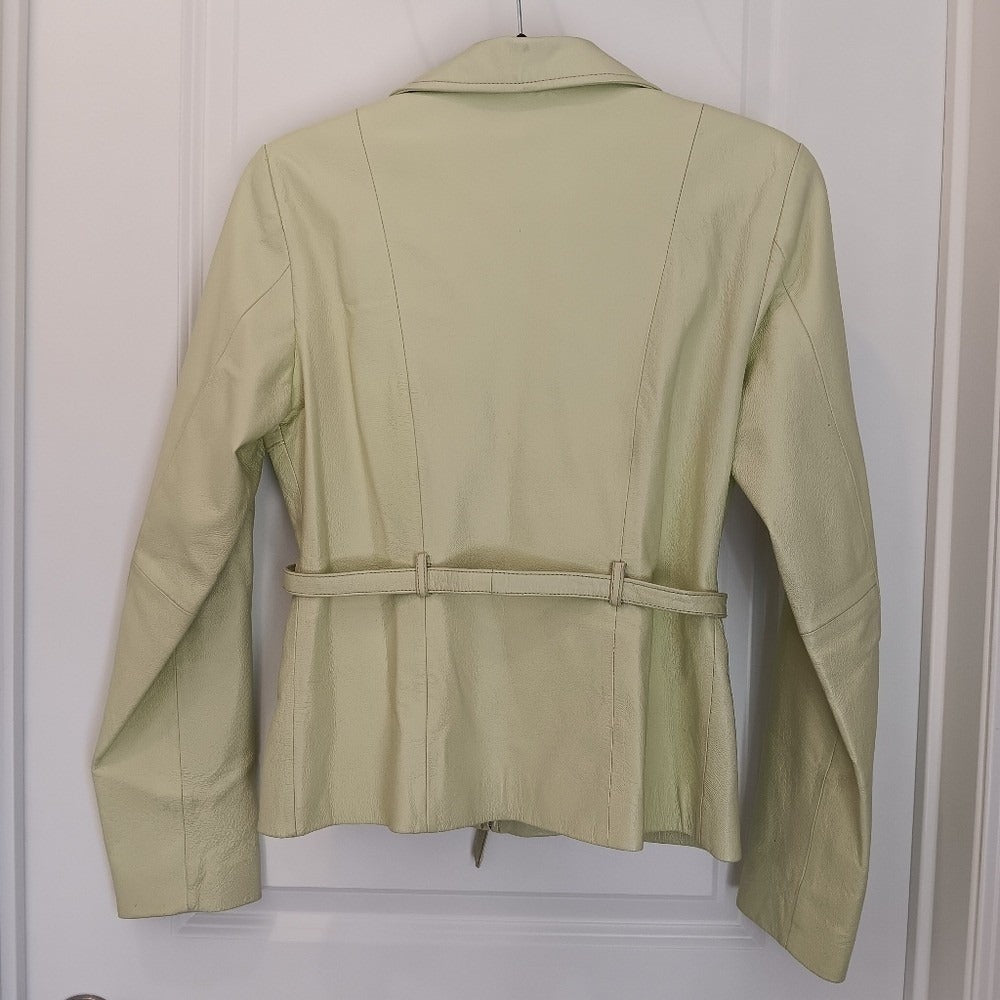 Oscar Leopold Leather Jacket - Size Small‎