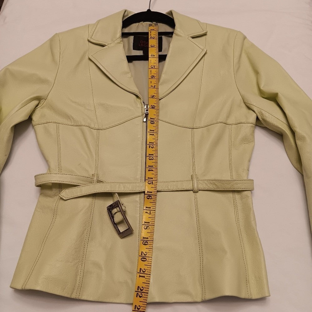 Oscar Leopold Leather Jacket - Size Small‎