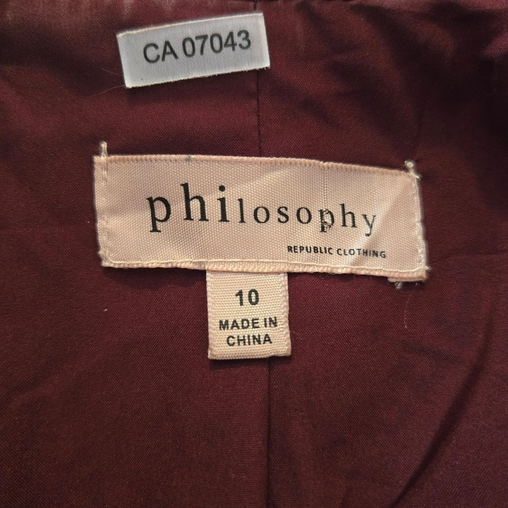 Philosophy Blazer - Size 10‎